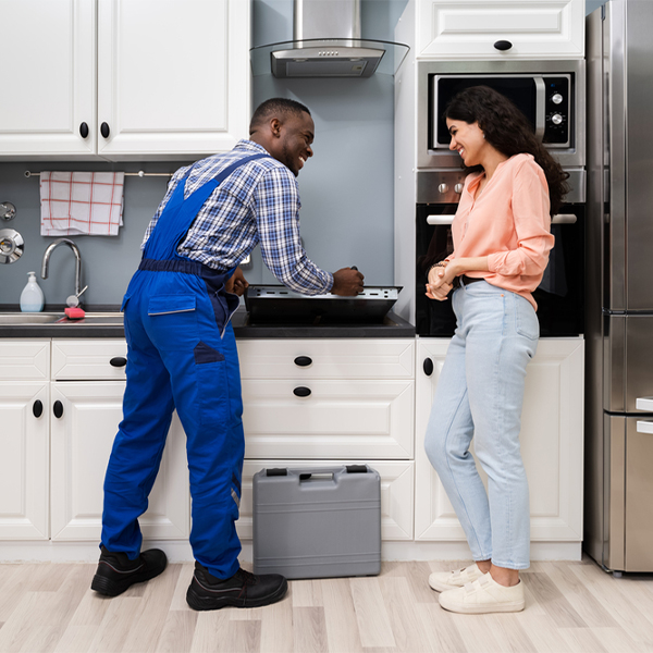 can you provide an estimate for cooktop repair before beginning any work in Vaughnsville